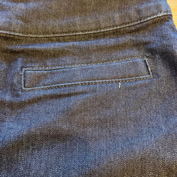 LOFT dark denim‎ mini skirt - Picture 3 of 6